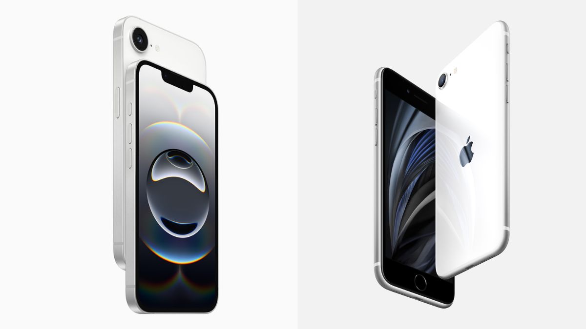 In picture: Left - iPhone 16e | Right - iPhone SE