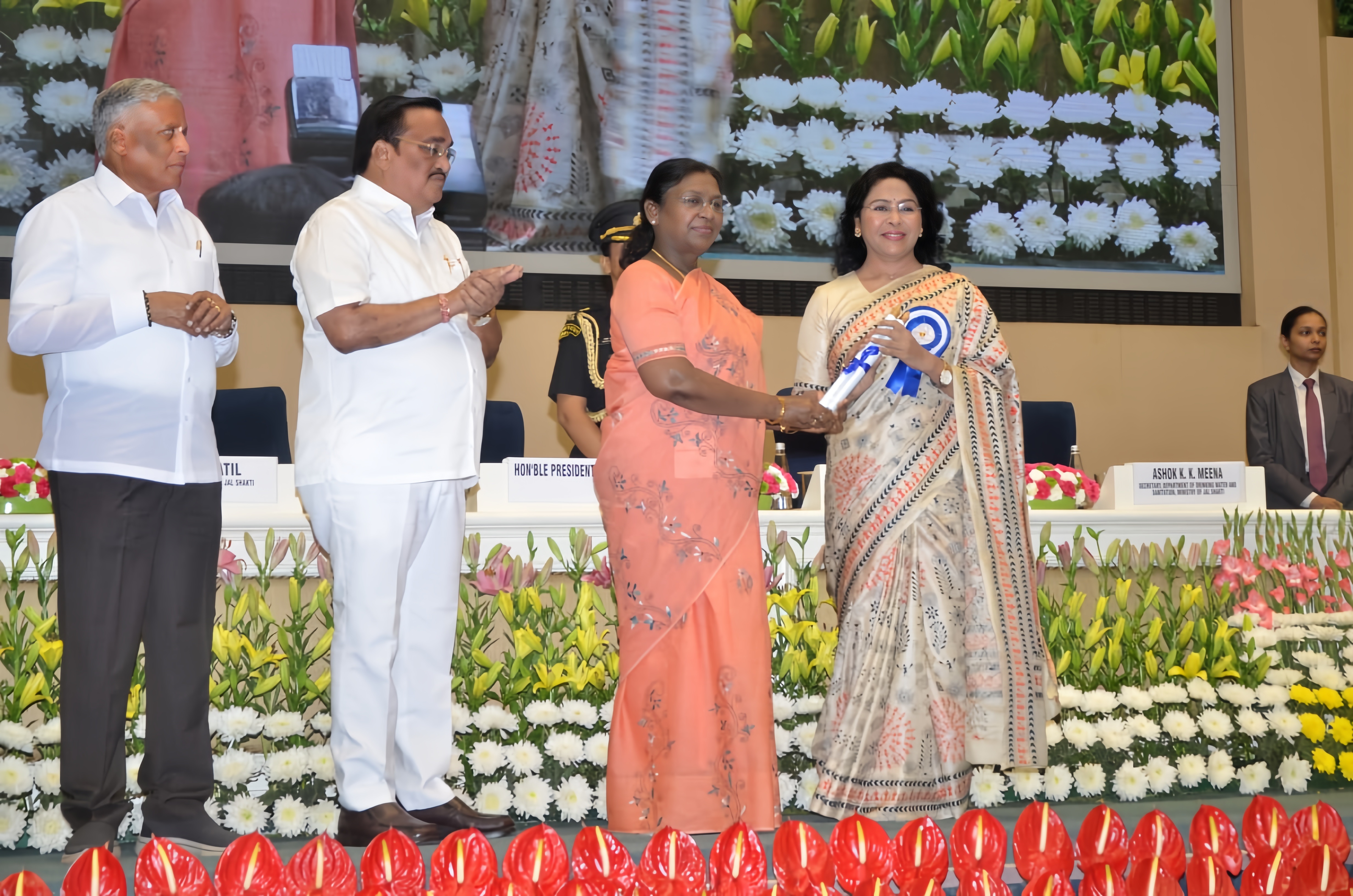 Honored with National Award