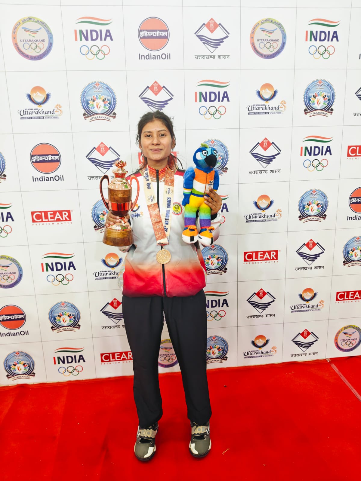 Khushboo Gupta brought medal