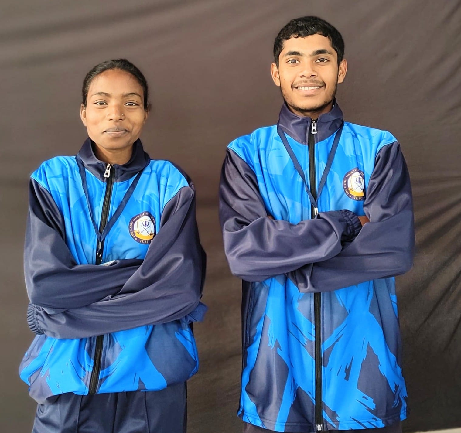 Sushmita Chauhan and Shivratan selected in National Gatka Team