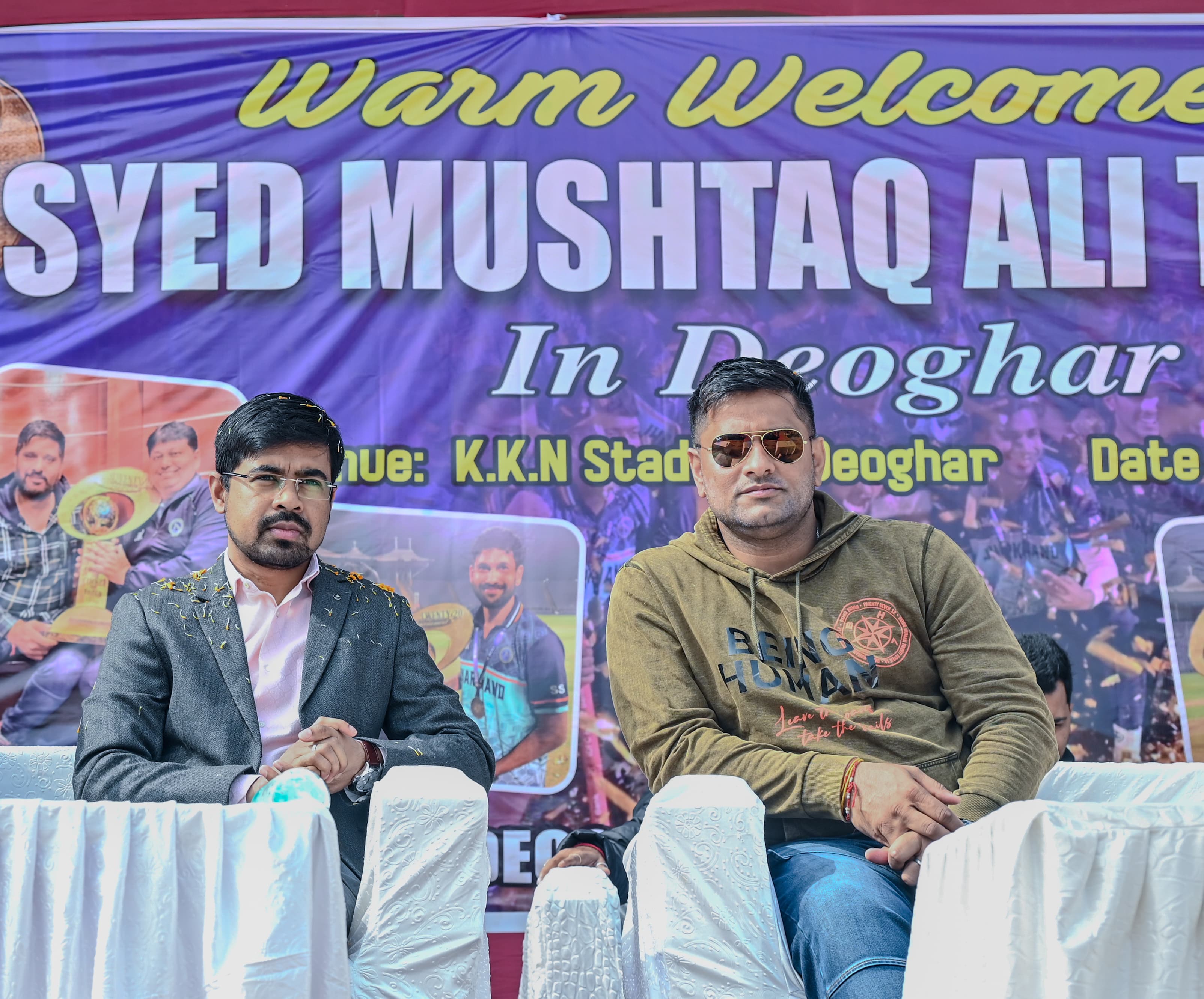 Former cricketer Saurabh Tiwary arrived Deoghar with Syed Mushtaq Ali Trophy