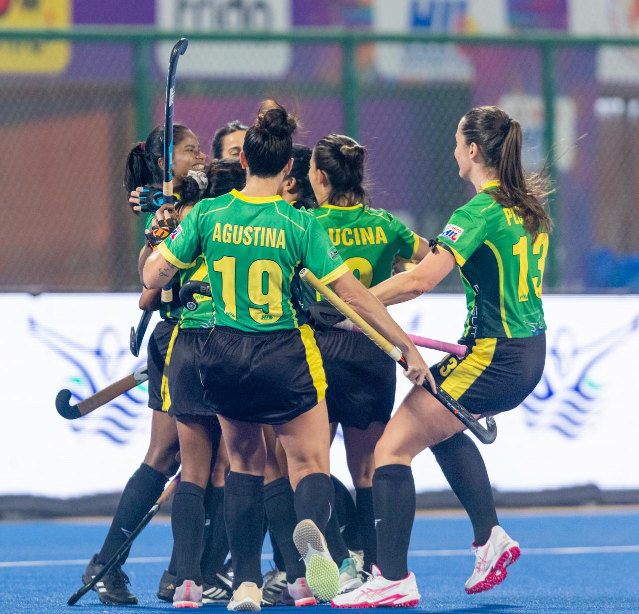 Ranchi Royals defeated Shrachi Bengal Tigers In Womens Hockey India League match