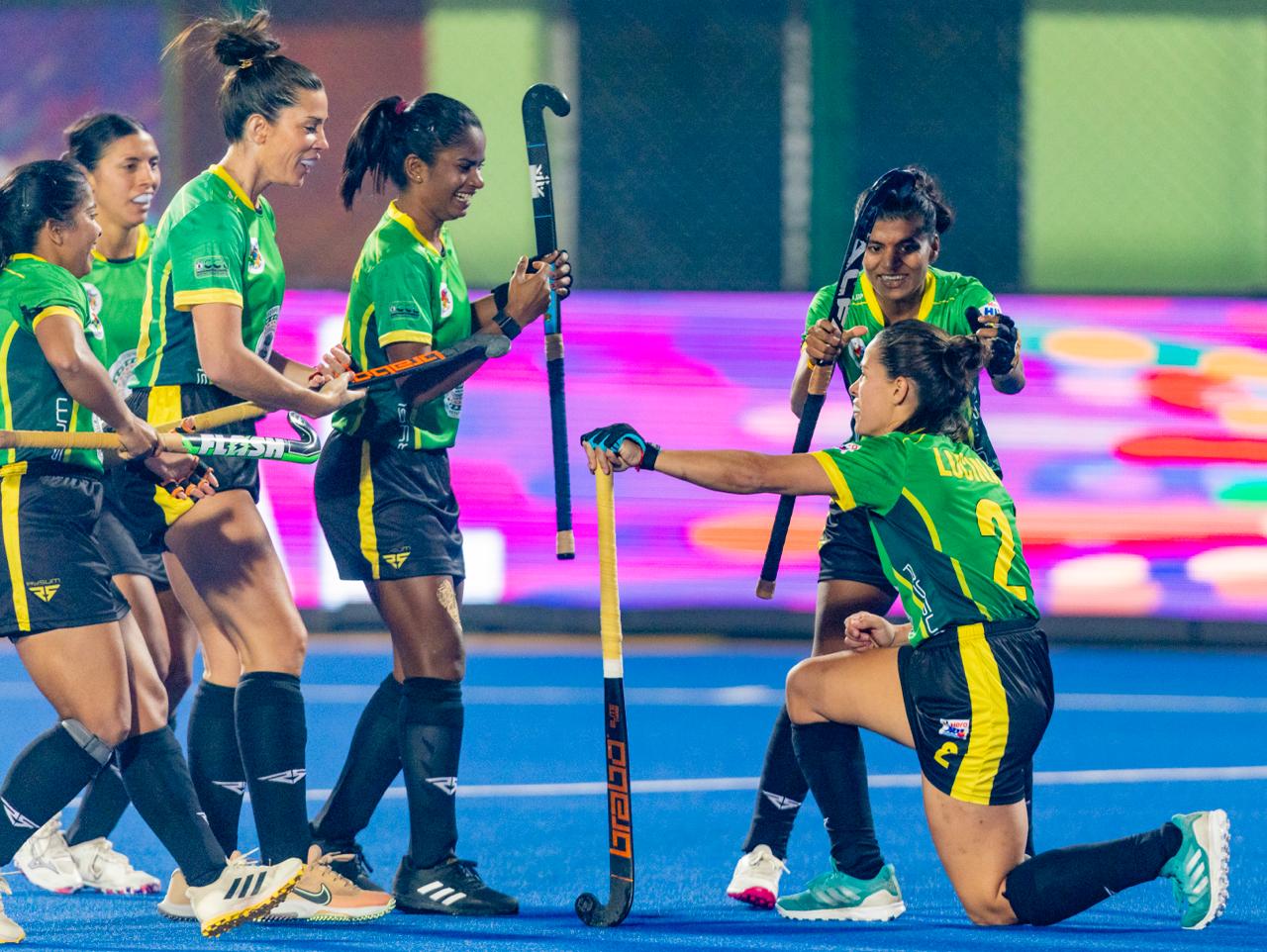 Ranchi Royals defeated Shrachi Bengal Tigers In Womens Hockey India League match