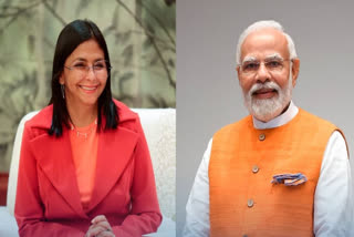 VENEZUELA  VENEZUELA INDIA RELATIONS  DELCY RODRIGUEZ  MODI RODRIGUEZ DISCUSSION