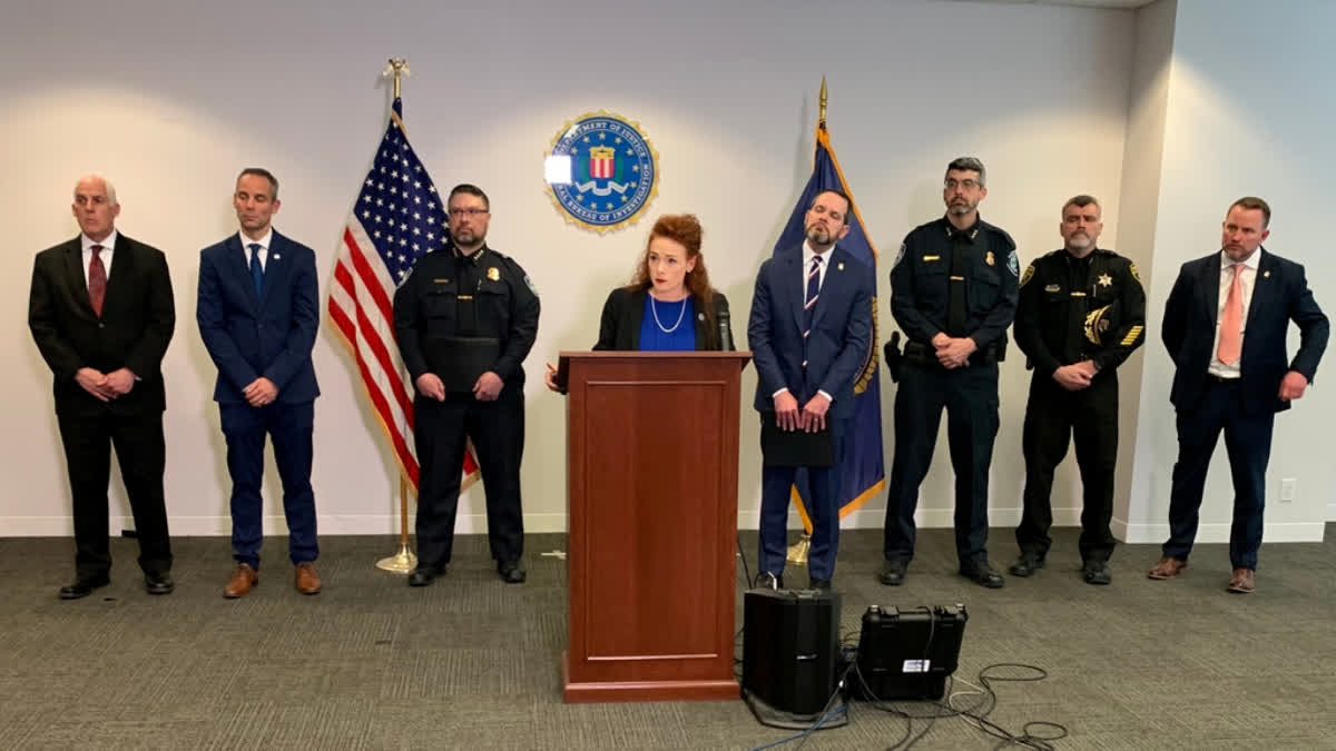 Man Who Crashed Pickup Into Michigan Synagogue Was Inspired By Iran-Backed Hezbollah, Says FBI Jennifer Runyan, special agent in charge of the FBI Detroit field office, speaks during a news conference, Monday, March 30, 2026, in Detroit.