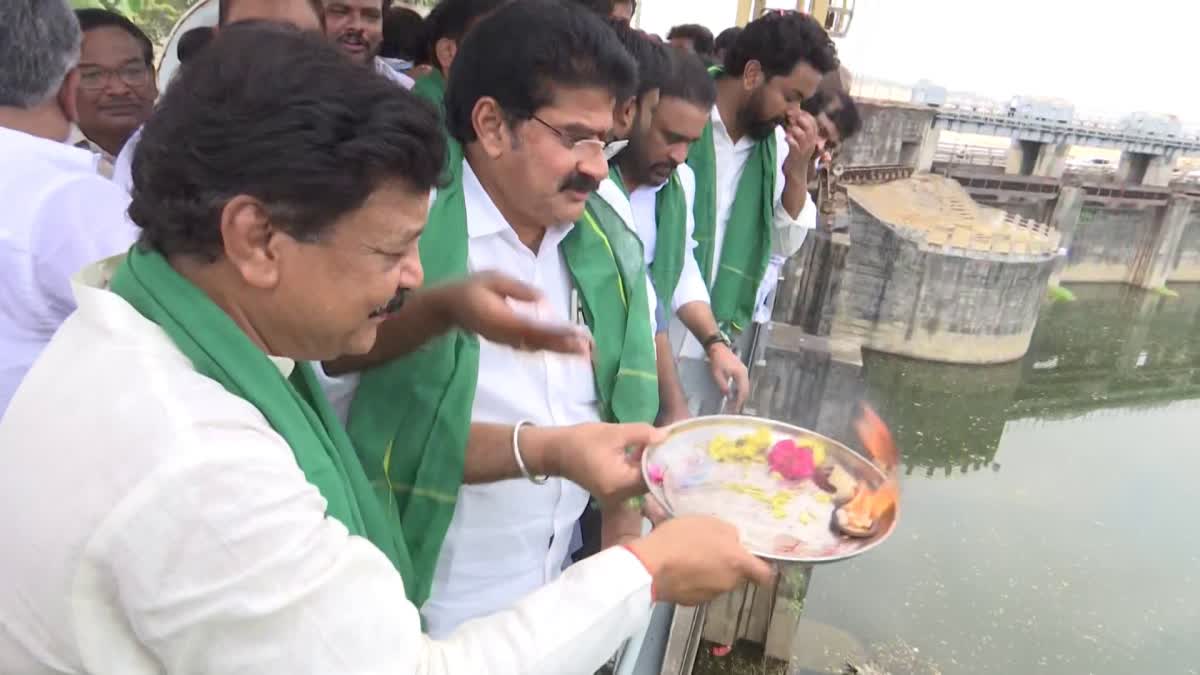 Irrigation Water Released From Dhavaleswaram Barrage For Kharif