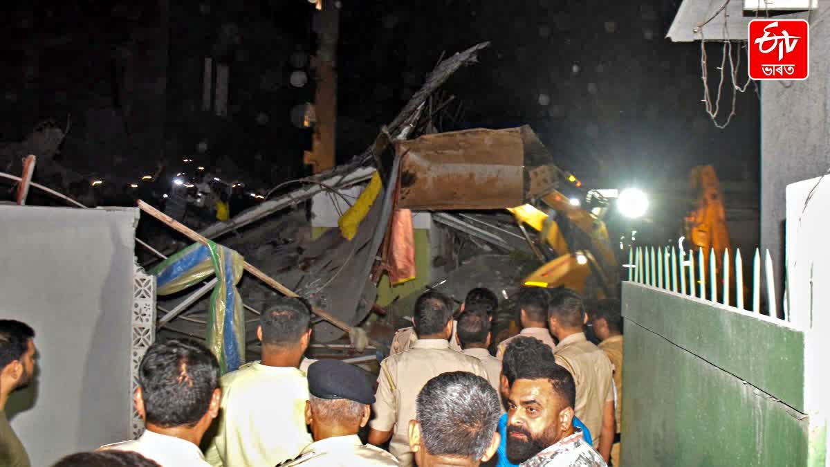 A 5-storey building collapses in Delhi's Mehrauli
