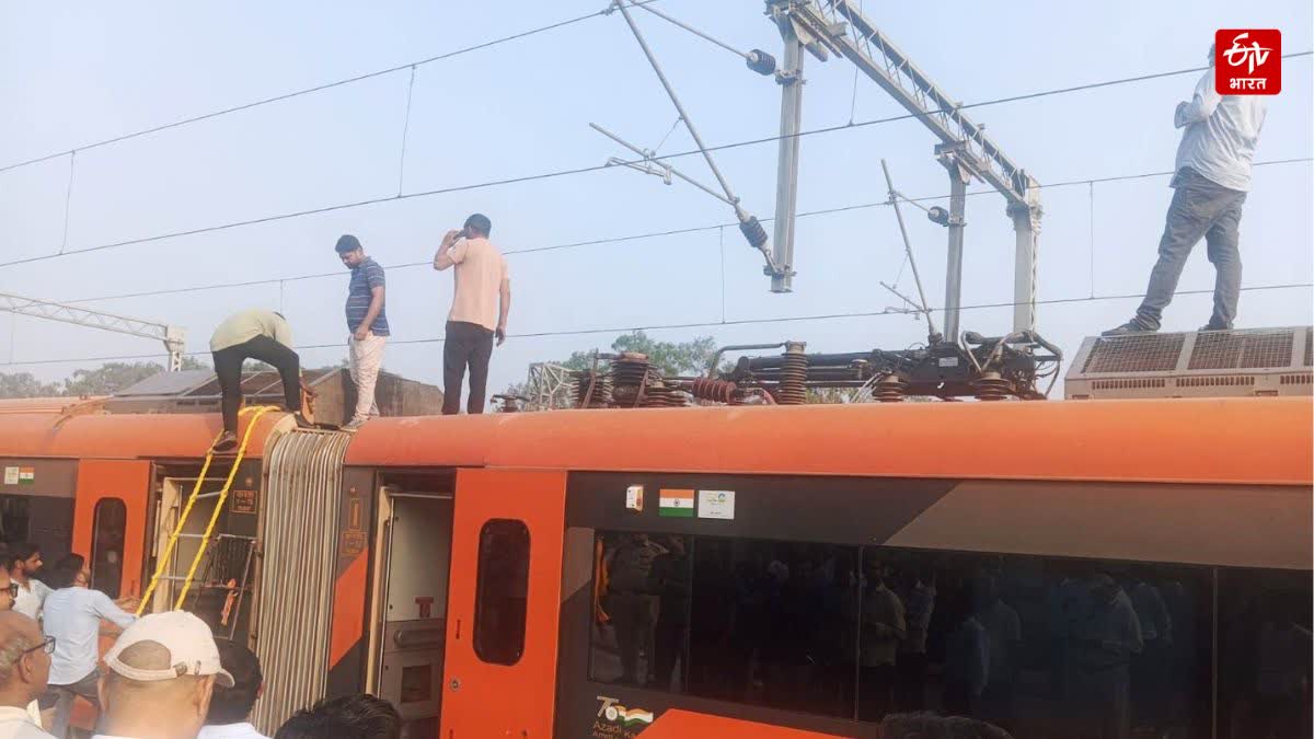 वंदे भारत ट्रेन में आई तकनीकी खराबी.