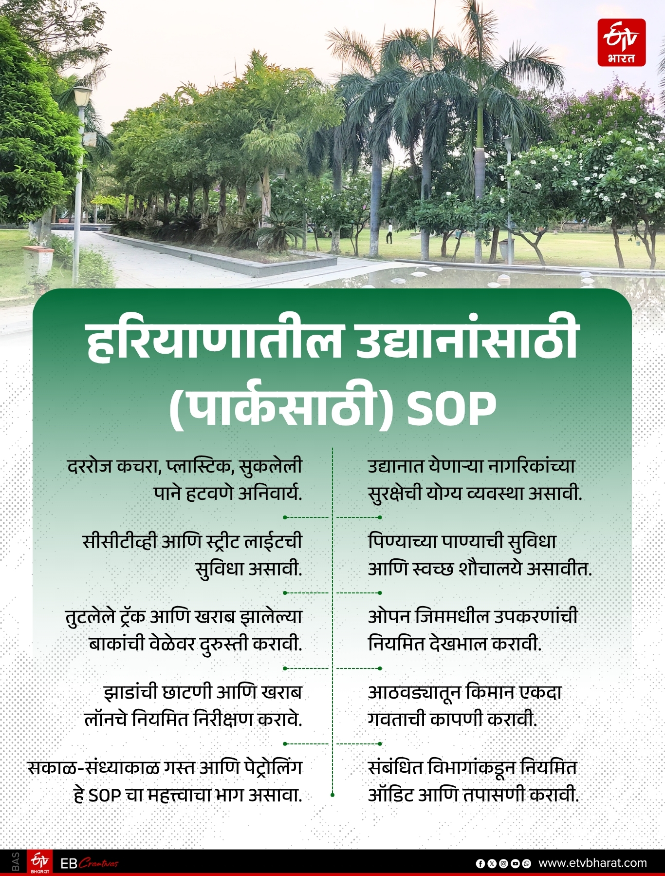 public parks condition in haryana