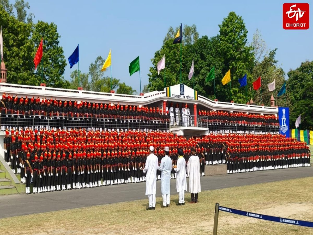 बरेली में अग्निवीरों की पासिंग आउट परेड.