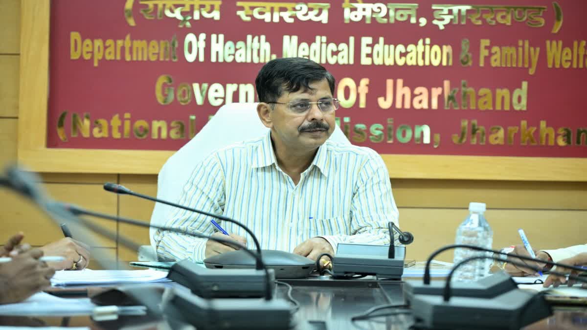 State Mission Director of National Health Mission meeting regarding utility of AI in health sector in Jharkhand