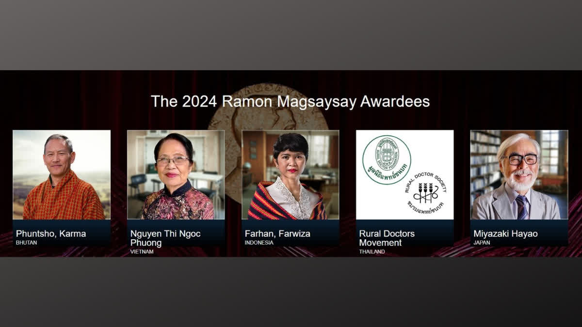 Vietnamese Doctor, Japanese Animator Among Among 2024 Ramon Magsaysay Awardees Vietnamese Doctor, Japanese Animator Among Among 2024 Ramon Magsaysay Awardees