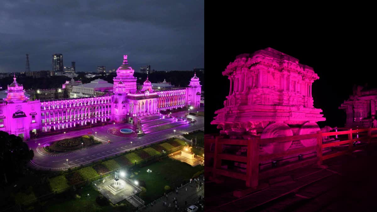 famous-monuments-including-vidhana-soudha-decorated-in-pink-on-the-occasion-of-third-anniversary-of-the-gruhalakshmi-scheme