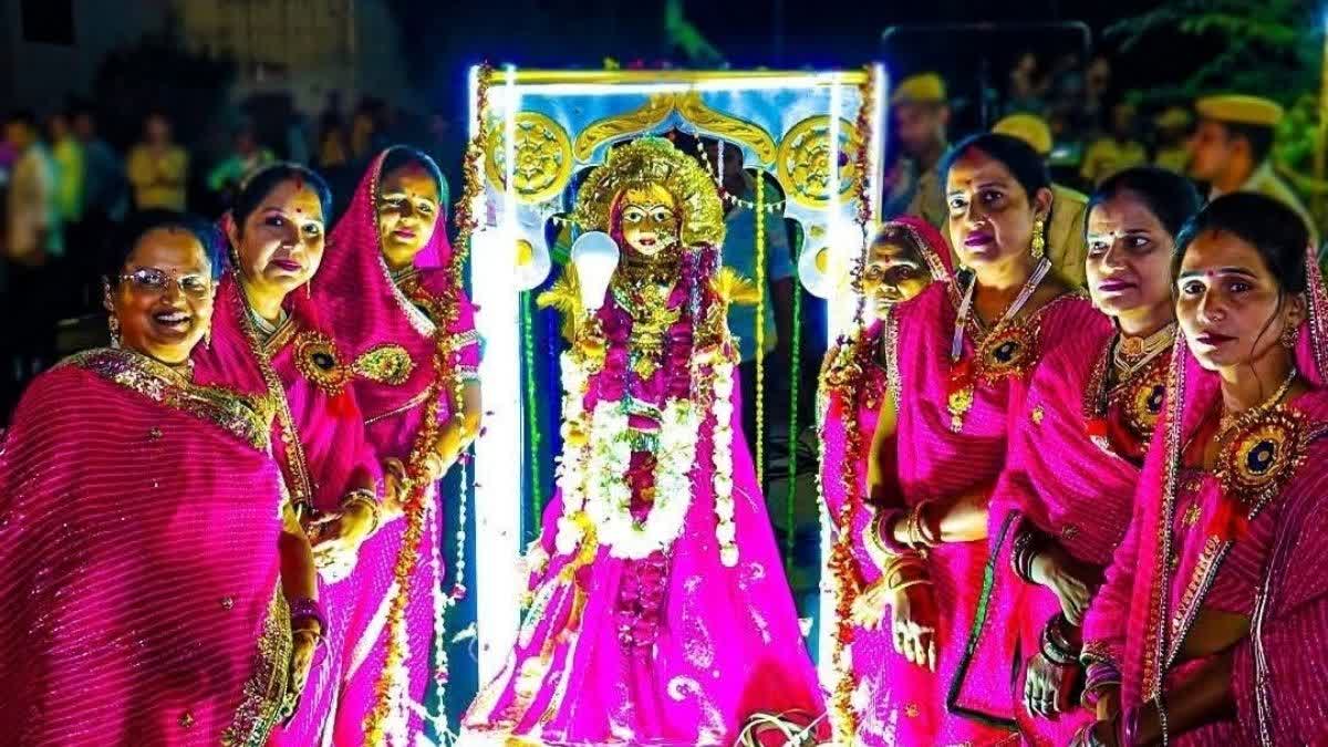 तीज माता की सवारी