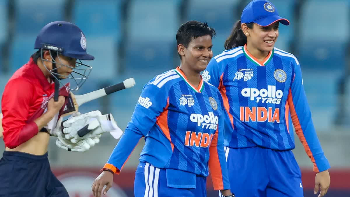 ind w vs tha w india start womens asia cup with a victory defeating thailand by 94 runs, Urdu News