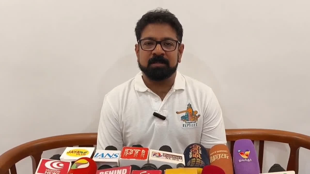 ’Temple of REPTILES’ நிறுவன இயக்குநர் கணேஷ் முத்தையா