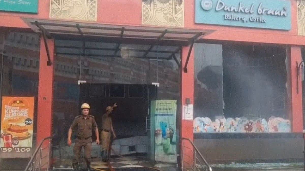 Devastating Fire at Sealdah Station Food Plaza, 3 Fire Tenders on Site