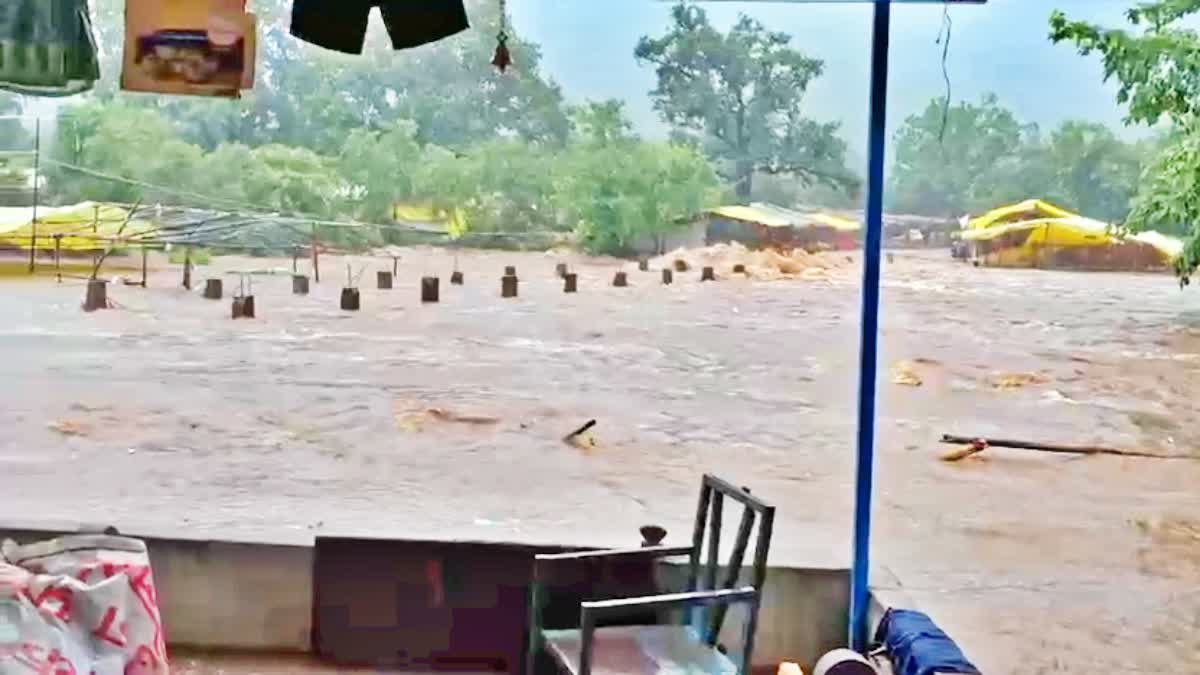 Flood at Gupta Dham Temple