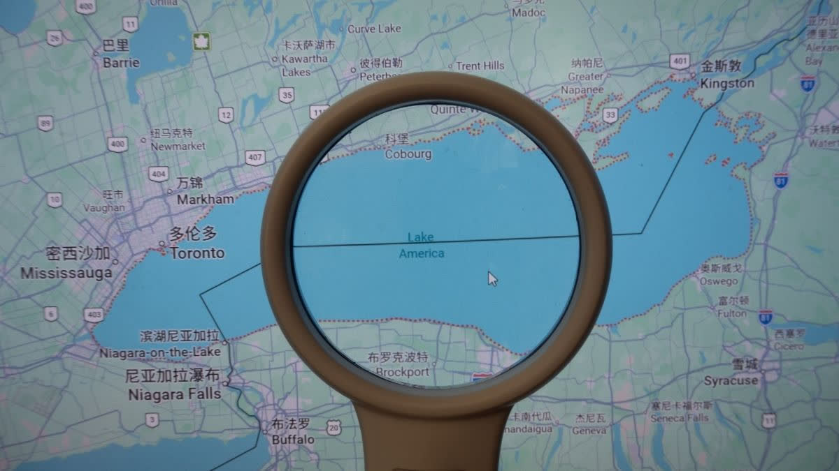 lake ontario lake america google maps us canada trade war