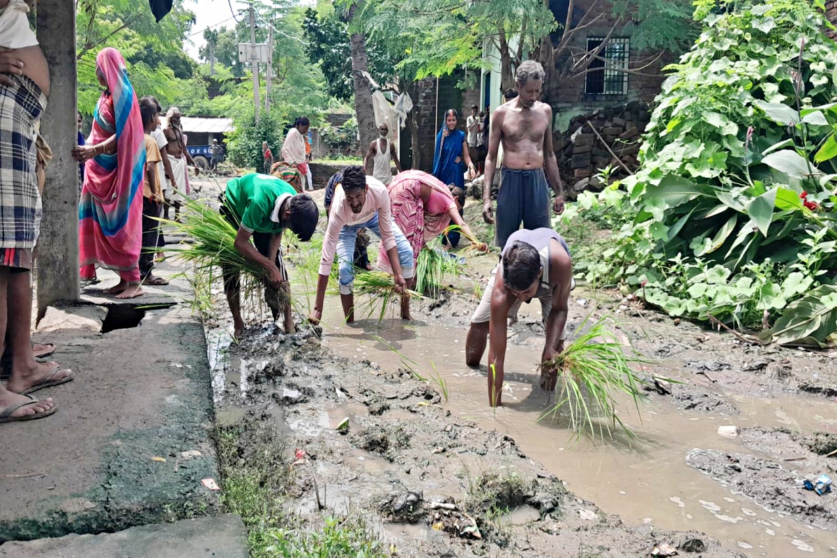 WATERLOGGING IN GAYA AND KAIMUR