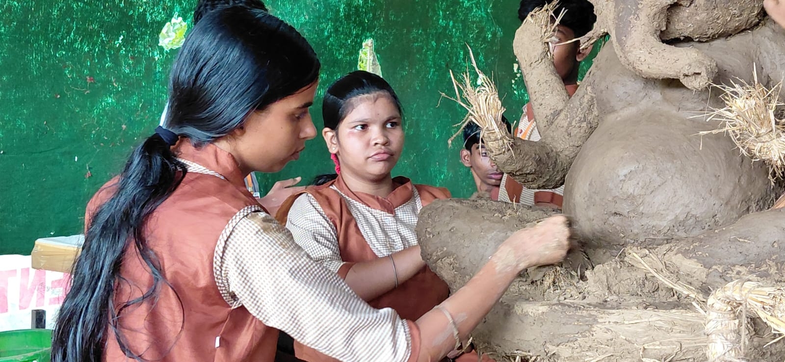 Ganesh Puja 2026: Hearing-Impaired Children In Bhubaneswar Make Eco-Friendly Clay Idols