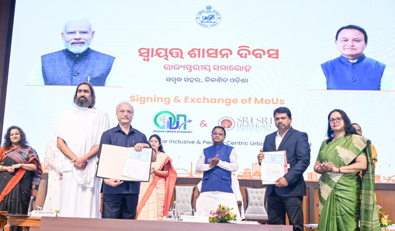State level Local Self Government Day celebrations in Bhubaneswar