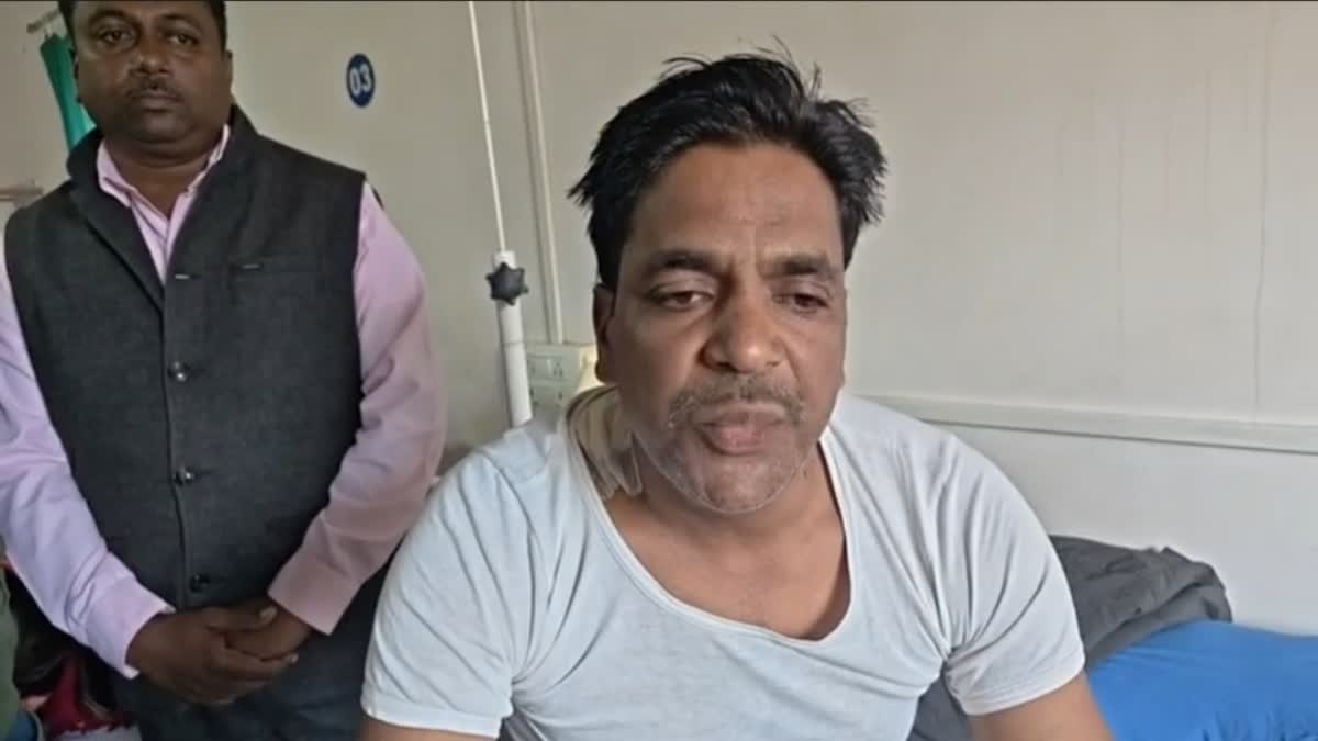 SINGRAULI POLITICIAN BEAT UP MAN