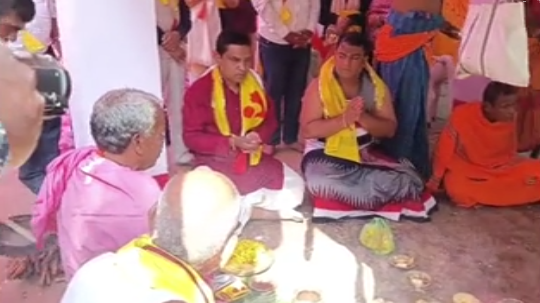 Rituals at Mother Badaraul Thakurani