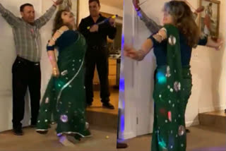 শ্ব'লেৰ "জব টক হ্যে জান" শীৰ্ষক গীতত নৃত্য ইৰাণীয়ান মহিলাৰ