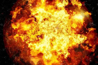 Gas cylinder blast