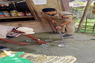 দৰঙত উৎখাত 8টা চুলাইৰ ঘাটি