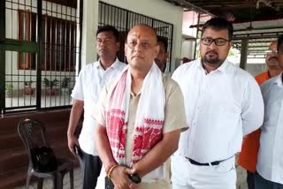 sushanta borgohain to file nomination on friday for bye election