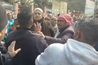 दरभंगा कोर्ट में हंगामा