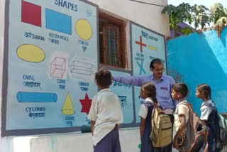 A teacher turns the whole village into a school in Jabalpur