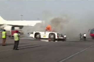 A fire incident was reported at the cargo bay of Delhi Airport