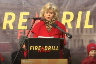 Jane Fonda 'Fire Drill Friday' for climate change