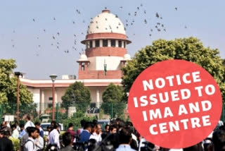 Sc issues notice to IMA and Centre on contempt petition filed against them for doctors' strike