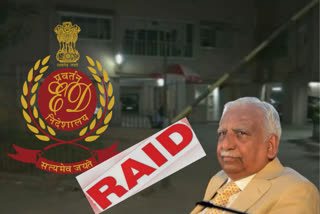 नरेश गोयल  Enforcement Directorate  Jet Airways  Naresh Goyal  Mumbai  Enforcement Directorate raid  മുംബൈ  നരേഷ് ഗോയൽ  മുംബൈയിലെ നരേഷ് ഗോയലിന്‍റെ വസതിയിൽ എൻഫോഴ്‌സ്‌മെന്‍റ് റെയ്ഡ്