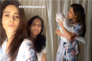 Nushrat Bharucha rings in birthday dancing with mom on 'Dum Duma Dum'