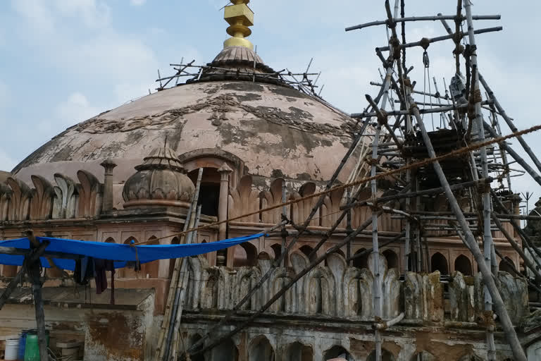 لکھنؤ: شاہ نجف امام باڑہ میں مرمت کا کام شروع shah-najaf-imambara
