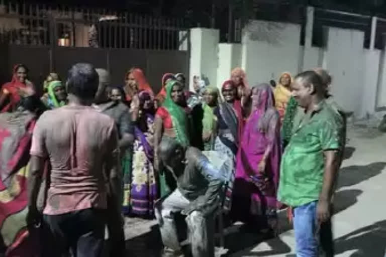 UP: Maharajganj MLA takes mud bath to please rain god Maharajganj MLA takes mud bath to please rain god