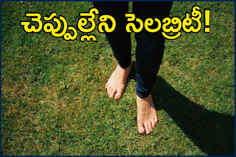 barefoot man in England