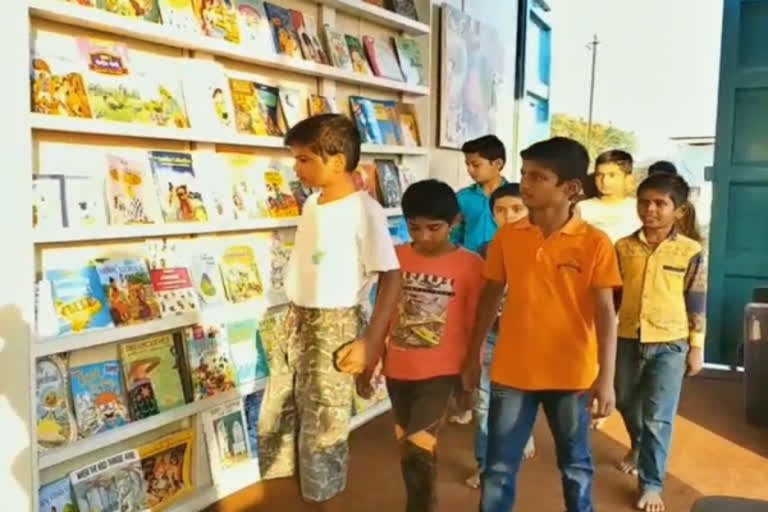 'Container' library to encourage reading among children of suicide victims library