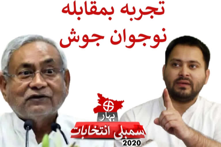کیا نتیش کے تجربے پر بھاری پڑے گی تیجسوی کی جواں سال حکمت عملی؟ bihar polls 2020: youth diplomacy will be overlap on nitish's experience