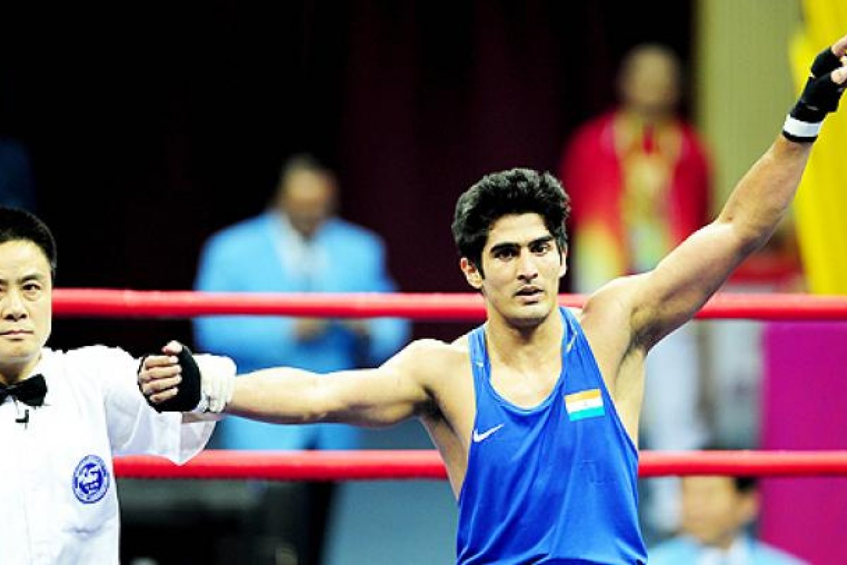 Vijender Singh reveals how Rajyavardhan Singh Rathore's Olympic heroics  inspired him, image size:1200x800