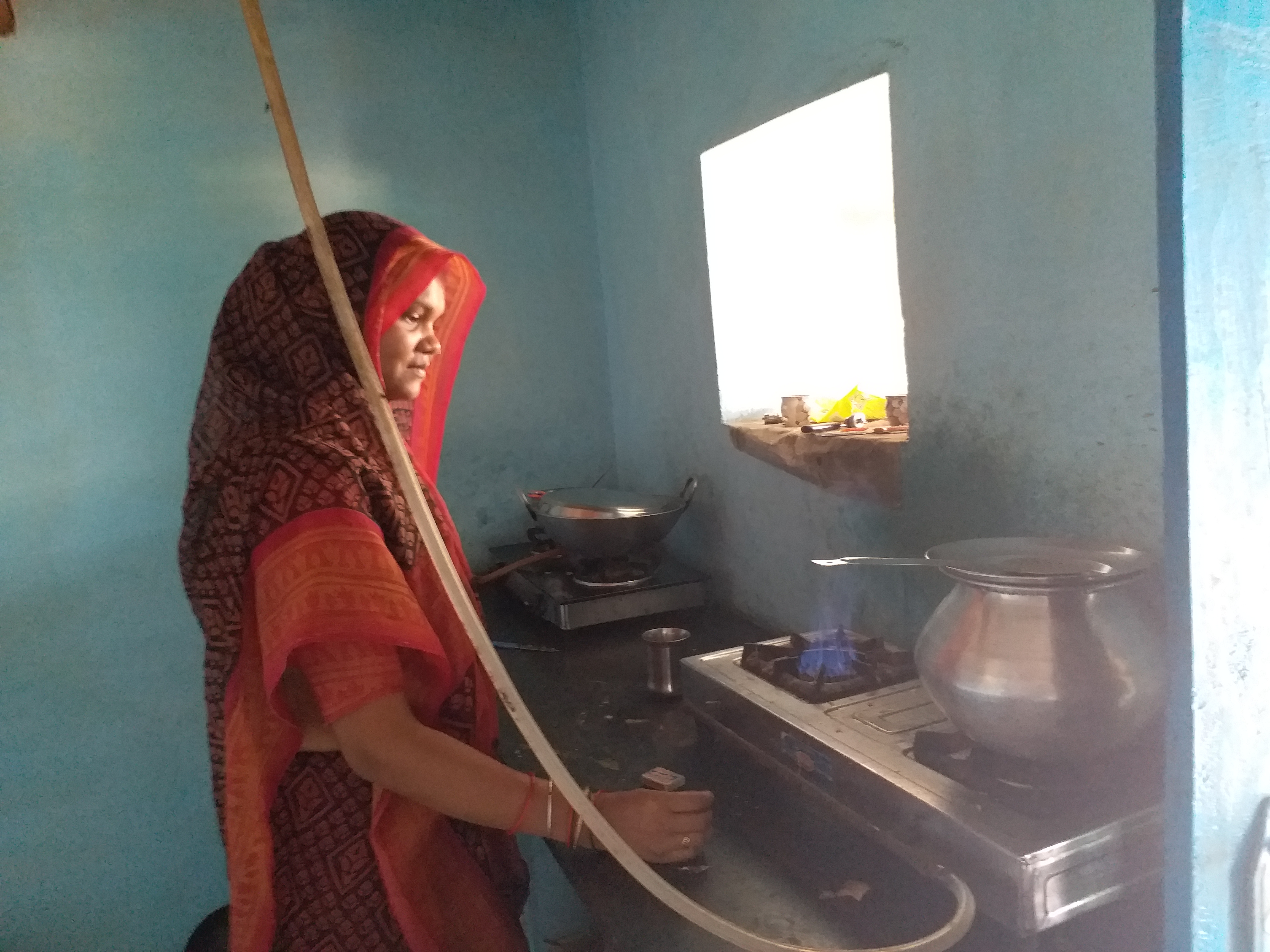 Shahdol Tribal village every house Gobar gas plant